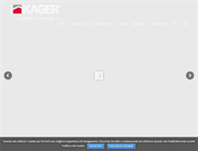 Tablet Screenshot of kager-italia.com